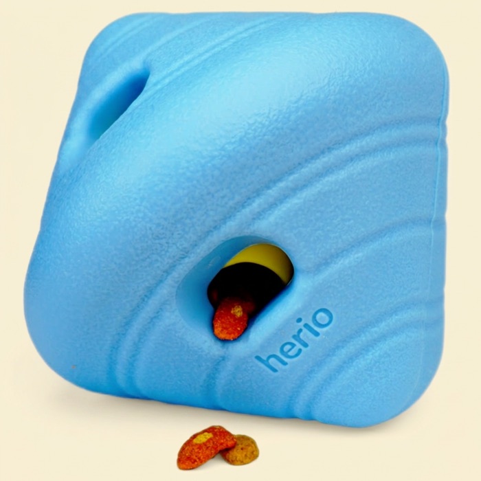 The Embarker cat treat puzzle toy